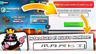 CÓMO PONER UN NOMBRE ESPECIAL EN CLASH ROYALE ANDROID - Stxnes