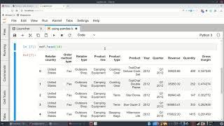 head() and tail() methods in Pandas