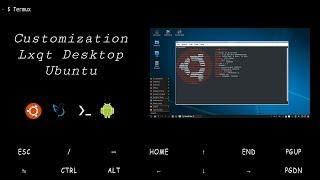 Customization Icons & Themes Lxqt Desktop On Termux | Android