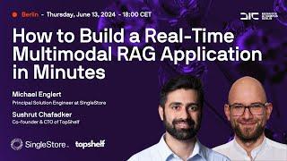 How to Build a Real-Time Multimodal RAG Application in Minutes