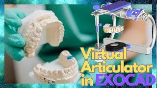 How to use Virtual Articulator in EXOCAD