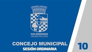 CONCEJO MUNICIPAL - Sesión Ordinaria N° 10