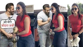 Sikandar Couple Rashmika Mandanna and Salman Khan Ready to Promote New Movie In mumbai