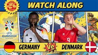 Germany VS Denmark 1-0 LIVE WATCH ALONG EURO 2024 #germany #denmark #euro2024