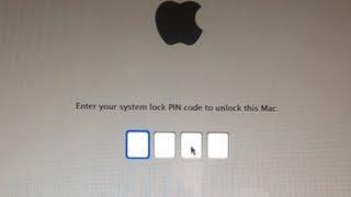 Remove Mac "Lock Pin Code" iCoud!!!