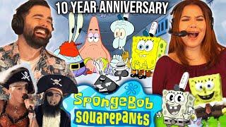 We Watched SPONGEBOB SEASON 6 EPISODE 23 & 24 For the FIRST TIME! TRUTH OR SQUARE (10 YEAR SPECIAL)