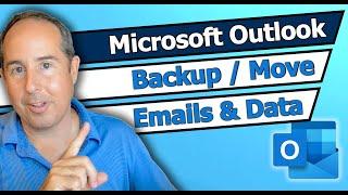 How to backup Outlook EMails and Contacts | 2024 | For Classic Outlook (Not New Outlook)