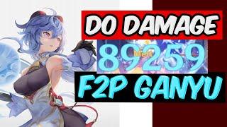 F2P GANYU MAX DPS/DAMAGE BUILDS & GUIDE (Ganyu Genshin Impact)