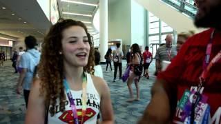 Sofie Dossi at vidcon 2017 with AGGETV!!!!!!!!!!!!!!!