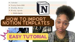 How to Import Notion Templates in 2024 || 1-2-3 Simple Steps #notiontemplate #notion