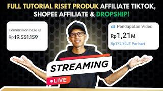 FULL RISET PRODUK TERLARIS AFFILIASI TIKTOK DAN SHOPEE !