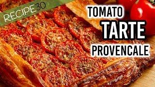 Tomato Tarte Provencale a vegetarian quick meal