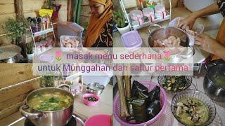 Housewife's evening routine || cooking for Munggahan and sahur for the first fast || Ramadhan vlog