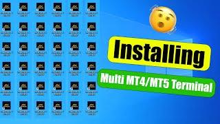 How to install multiple mt4/mt5 terminals with the same broker | in one PC or VPS  mt4 for beginners