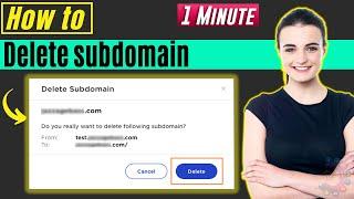 How to delete subdomain 2024 | How to 1 Minute