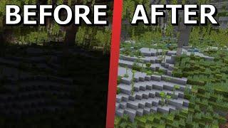 How to Boost the Brightness of Caves in Minecraft 1.18 - Tutorial