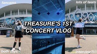 TREASURE 트레저 1ST CONCERT 'TRACE' VLOG & EXPERIENCE *both days* (basically me crying the whole time)