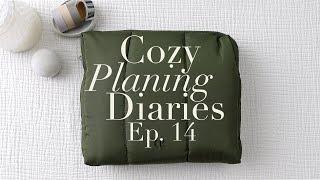 Cozy Planning Diaries Ep. 14 | unboxing cloth and paper sub box, book club, and backdating