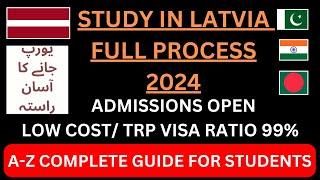 Study in Latvia 2024 | Latvia VISA full process from Pakistan