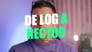 Convertir Log a Rec 709 | Primeros pasos en Final Cut y Davinci Resolve 