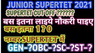 junior super tet cut off | junior super tet expected cut off | जूनियर सुपर टेट गुणांक | supertet2021