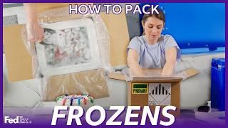 How to pack and ship perishables: frozen food – FedEx