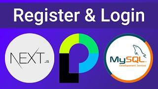 Login and Register Tutorial with PassportJs, MySql, and NextJs/React