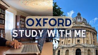 1 HOUR STUDY WITH ME (NO BREAKS) | Library Ambience | University of Oxford | Radcliffe Camera