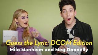 Milo Manheim and Meg Donnelly and Sing and Guess the DCOM by Lyric