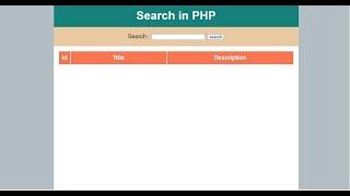 How to Create Search Bar in PHP and MySQL