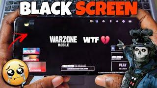 WARZONE MOBILE NEW SEASON 1 UPDATE BLACK SCREEN ISSUE