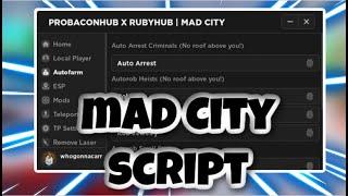 [NEW] Mad City Script | Auto Arrest + Rob | Auto Farm | Esp | AND MORE | PASTEBIN