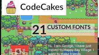 George 21 - Custom Fonts With Flutter Animated Text Kit Overlay in Flame Games
