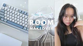 AESTHETIC ROOM MAKEOVER, Relaxing Vlog | Deep Cleaning, Satisfying, Pinterest