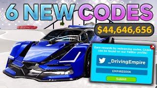 Driving Empire (DECEMBER) CODES *UPDATE!* ALL NEW ROBLOX Driving Empire CODES!