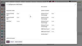 Odoo 18 Editable Check Layout || Odoo Check Printing