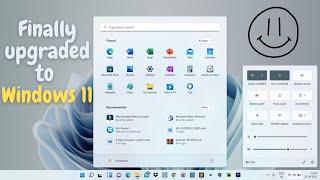 First Video from Windows 11 || Finally upgraded to Windows 11 || Complete UI Tour of Windows 11