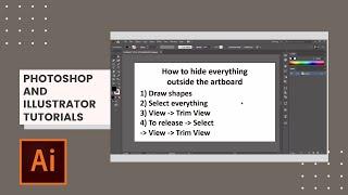 HOW TO HIDE EVERYTHING OUTSIDE THE ARTBOARD - TUTORIAL #2 | PHOTOSHOP AND ILLUSTRATOR TUTORIALS