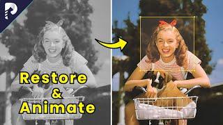 Restore Old Photo & Photo Animation | Online & In One Click | 100% Working