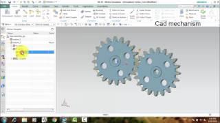 simple gear mechanism nx motion simulation tutorials