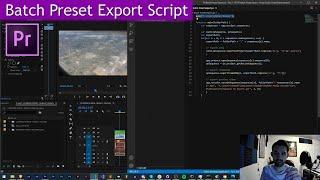 Premiere Scripting QuickTip - Batch Preset Export Script