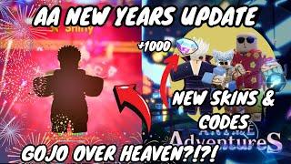 *ANIME ADVENTURES NEW YEARS UPDATE* NEW SECRET UNIT, 6 NEW SKINS, 3 NEW CODES