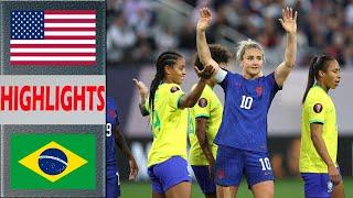 USA vs Brazil Extended Highlights | Pre-Match Women's Football Olympic Games 2024 Final