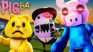 I PLAYED MINITOON'S NEW PIGGY GAME - ROBLOX PIG 64!!