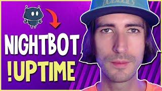 How to do !uptime command | Nightbot tv