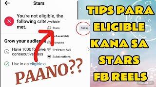 NAKA 1K  FOLLOWERS KANA BA SA FACEBOOK PERO HINDI KA PARIN ELIGIBLE SA STARS ON REELS(FIX NATIN YAN)