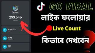 See Live Tiktok followers& subscribe count ,realtime count,tiktok followers,yt subscribe