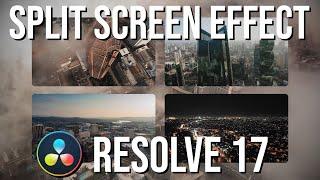 Split Screen PIP Video Collage Effect in Resolve 17.1 ~ Tutorial 2021