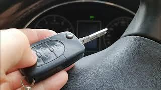 Audi remote control key synchronization