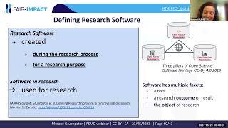 Developing Guidelines for Metadata Collection and Curation for Research Software